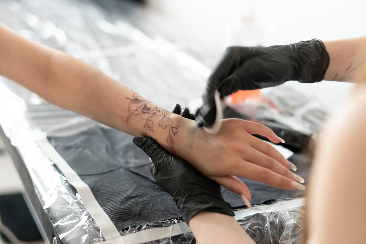 What does it mean to fade a tattoo naturally?