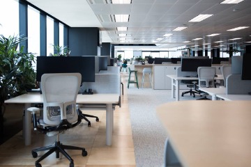 commercial office fitout Australia open plan